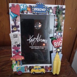 𝅺Vintage '96 Big Apple New York Decorative Pic Frame
